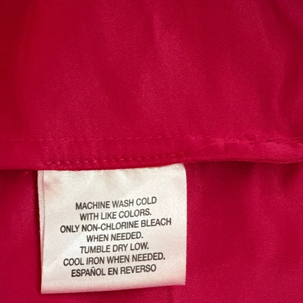 Charter Club Scarlet Button-Up Blouse - Picture 7 of 7